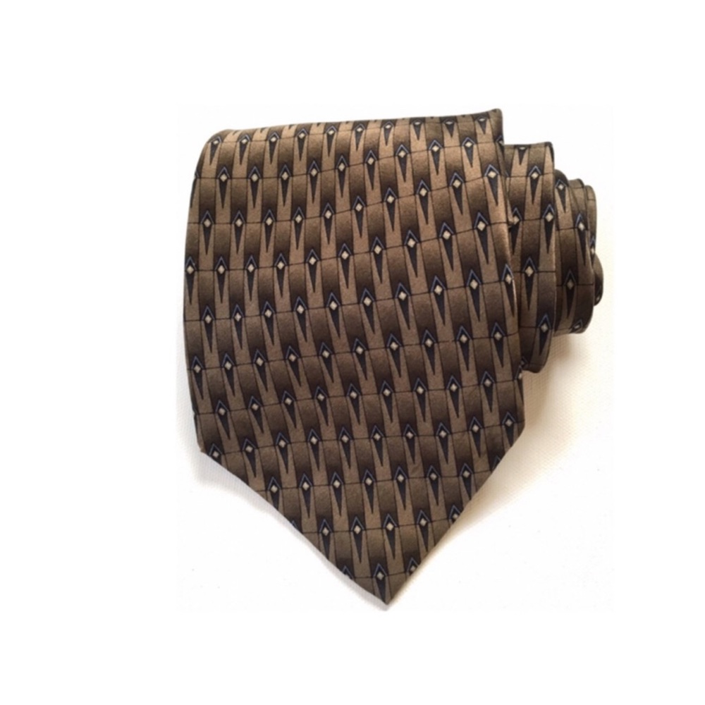 ZIGGURAT Mulberry Neckwear Silk Handmade Men’s Tie